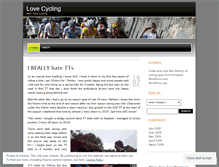 Tablet Screenshot of lovecycling.wordpress.com