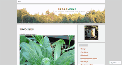 Desktop Screenshot of cedarpineword.wordpress.com