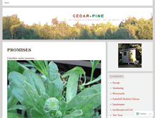 Tablet Screenshot of cedarpineword.wordpress.com