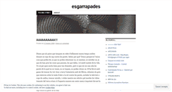 Desktop Screenshot of esgarrapades.wordpress.com