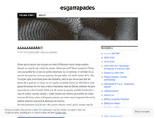 Tablet Screenshot of esgarrapades.wordpress.com