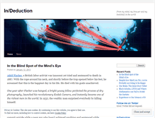 Tablet Screenshot of indeduction.wordpress.com