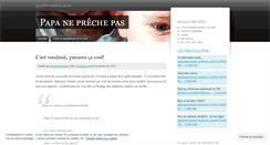 Desktop Screenshot of papaneprechepas.wordpress.com