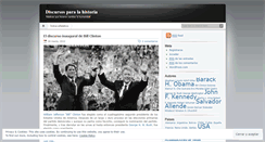 Desktop Screenshot of discursosparalahistoria.wordpress.com