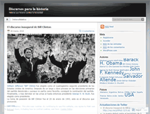 Tablet Screenshot of discursosparalahistoria.wordpress.com