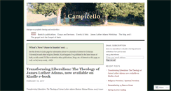 Desktop Screenshot of campicello.wordpress.com
