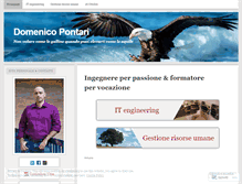 Tablet Screenshot of domenicopontari.wordpress.com