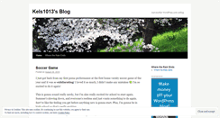 Desktop Screenshot of kels1013.wordpress.com