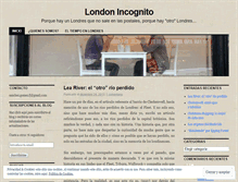 Tablet Screenshot of londonincognito.wordpress.com