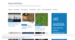 Desktop Screenshot of openartgallery.wordpress.com