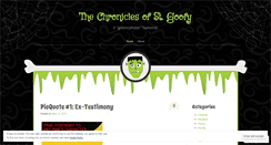 Desktop Screenshot of goofysaint.wordpress.com
