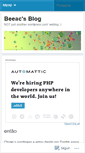 Mobile Screenshot of beeac.wordpress.com