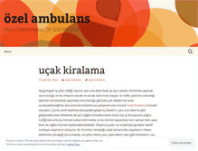 Tablet Screenshot of ozelambulans.wordpress.com