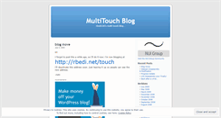 Desktop Screenshot of mymultitouch.wordpress.com