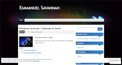 Desktop Screenshot of emmanuelsavannah.wordpress.com