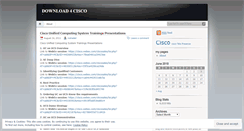 Desktop Screenshot of download4cisco.wordpress.com
