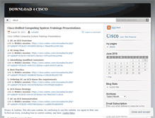 Tablet Screenshot of download4cisco.wordpress.com