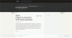Desktop Screenshot of mtscirculation.wordpress.com