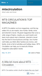 Mobile Screenshot of mtscirculation.wordpress.com