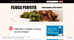 Desktop Screenshot of fejucaperfeita.wordpress.com