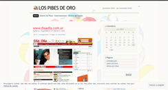 Desktop Screenshot of lospibesdeoro.wordpress.com