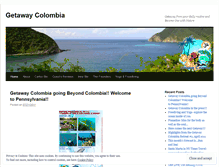 Tablet Screenshot of getawaycolombia.wordpress.com