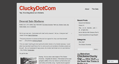 Desktop Screenshot of cluckydotcom.wordpress.com