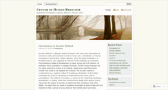 Desktop Screenshot of centerofhumanbehavior.wordpress.com