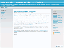 Tablet Screenshot of alemaniainformacion.wordpress.com