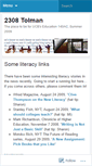 Mobile Screenshot of 2308tolman.wordpress.com