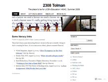 Tablet Screenshot of 2308tolman.wordpress.com