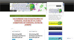 Desktop Screenshot of bastidoresdocarnaval.wordpress.com