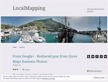 Tablet Screenshot of localmapping.wordpress.com