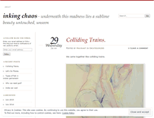 Tablet Screenshot of inkingchaos.wordpress.com