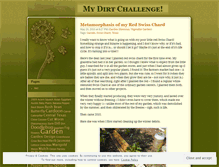 Tablet Screenshot of mydirtchallenge.wordpress.com