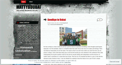 Desktop Screenshot of mattybdubai.wordpress.com