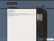 Tablet Screenshot of inkandkeys.wordpress.com