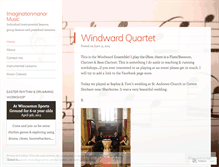 Tablet Screenshot of imaginationmanormusic.wordpress.com