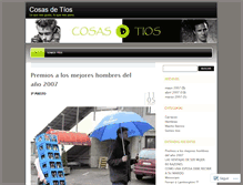 Tablet Screenshot of cosasdetios.wordpress.com