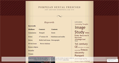 Desktop Screenshot of pompeiansexualfrescoes.wordpress.com