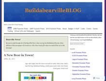 Tablet Screenshot of buildabearvilleblog.wordpress.com