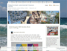 Tablet Screenshot of nerospostandpatch.wordpress.com