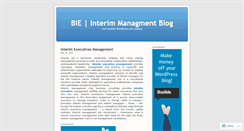 Desktop Screenshot of bieinterim.wordpress.com