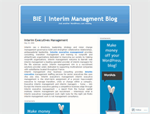 Tablet Screenshot of bieinterim.wordpress.com