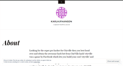 Desktop Screenshot of karlhjfhanson.wordpress.com