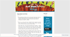 Desktop Screenshot of pgscbookweek.wordpress.com