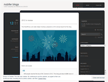 Tablet Screenshot of nubifer.wordpress.com