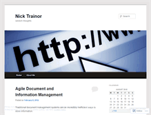 Tablet Screenshot of nptrainor.wordpress.com