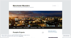 Desktop Screenshot of manchestermeanders.wordpress.com
