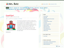 Tablet Screenshot of butzbe.wordpress.com